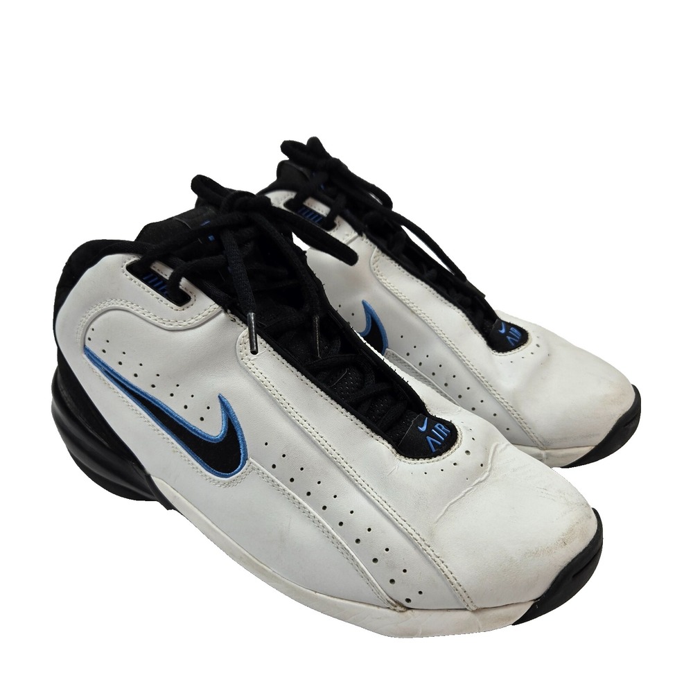 NIKE‎ US 11.5 Men White Blue Shoe Sneakers 307556-101 2011 Nike Air Flight